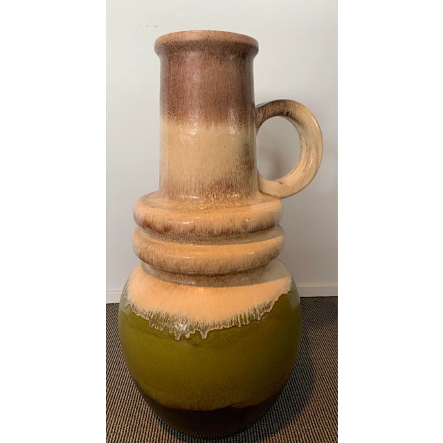 Large West-German Jug Vase, 1960s, in Very Good conditions. Designed 1950 to 1959