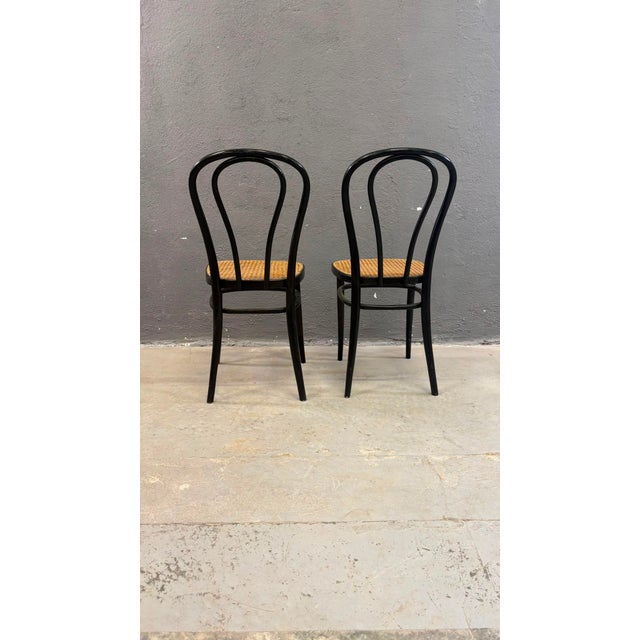1960s Bentwood Vienna Straw Seats, 1960s, Poland, Set of 2 For Sale - Image 5 of 12