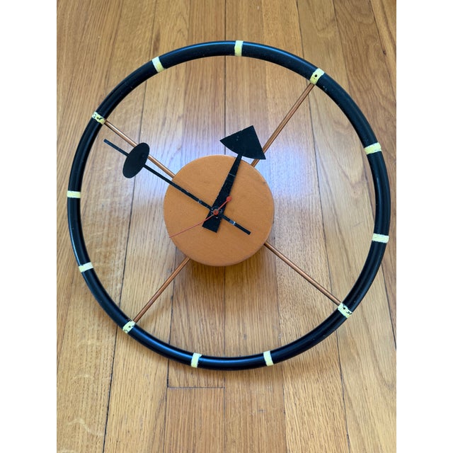 George Nelson "Steering Wheel" Clock For Sale - Image 10 of 10