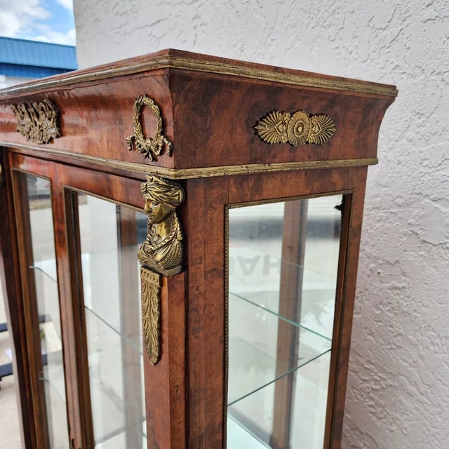 Louis XV Display Case Vitrine For Sale - Image 11 of 12