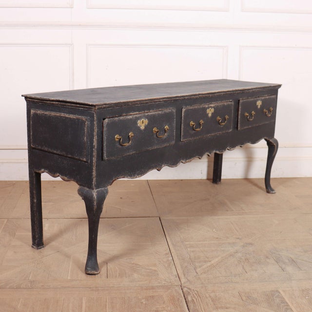 English Cabriole Leg Dresser Base For Sale - Image 6 of 10
