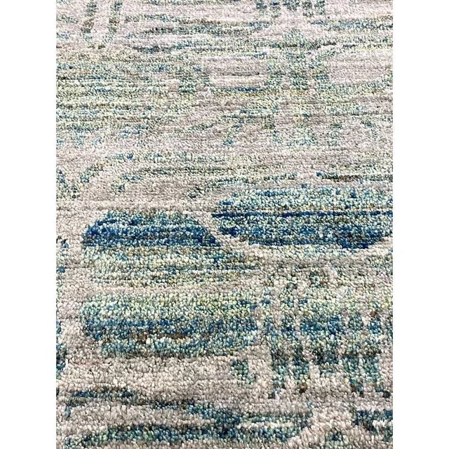 Handwoven Modern Ikat Area Rug 9’3″ X 11’10” For Sale - Image 10 of 12