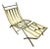 MCM Faux Bamboo Lounge Chair and Ottoman For Sale