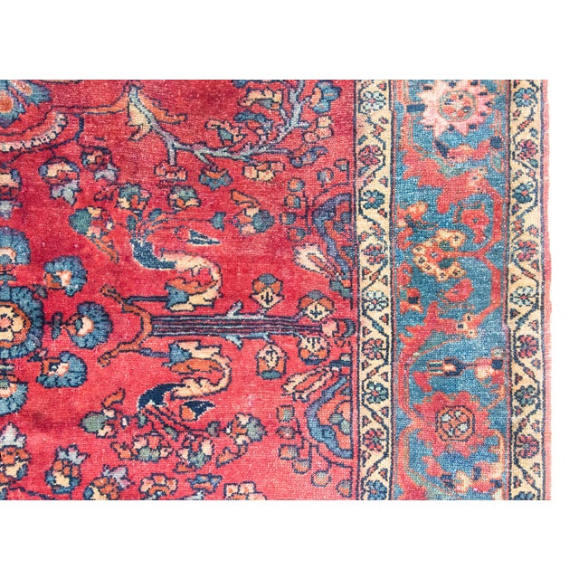 Persian Early 20th Century Persian Lilihan Rug For Sale - Image 3 of 15