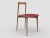 Not Yet Made - Made To Order Modern Linea 657 Grey Chair in Red Leather and Wood by Collector Studio For Sale - Image 5 of 5