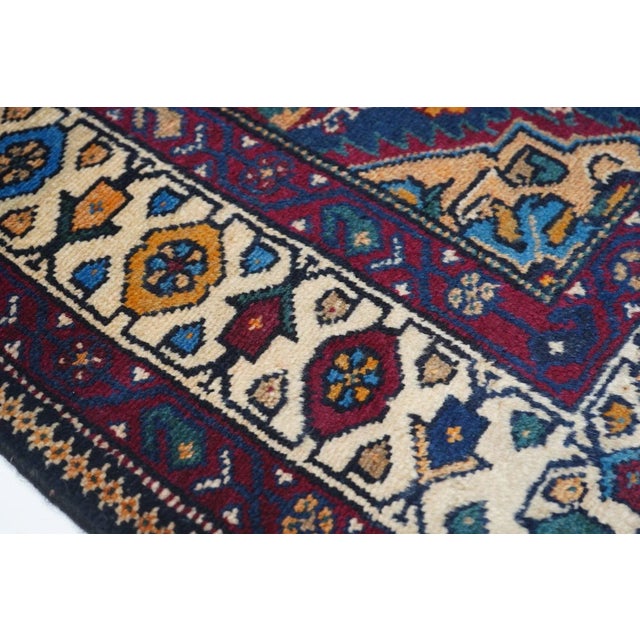 Antique Bidjar Rug 4'6'' x 7'3'' For Sale - Image 9 of 12