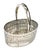 Metal Vintage International Silver Silver-Plated Oval Pierced Basket With Swing Handle — Traditional / English Country / Cottage For Sale - Image 7 of 13