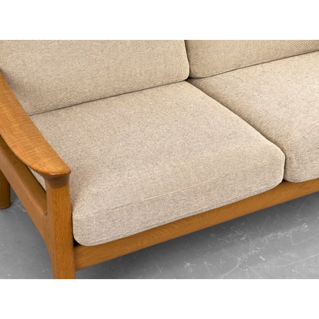 Vintage Danish Oak Sofa by Juul Kristensen, 1970s For Sale - Image 13 of 18