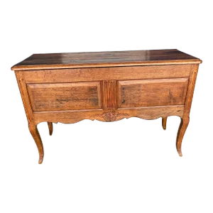 19th Century French Country Console or Side Table With Storage