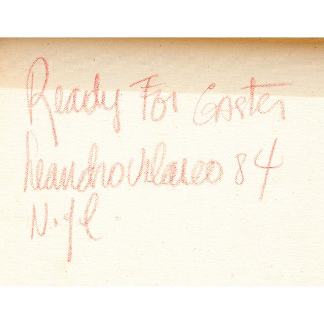 Modern Ready for Easter, Leandro Velasco Oil on Canvas For Sale - Image 3 of 5