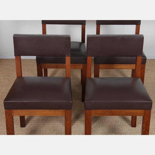 Vintage Chairs by Emiel Veranneman, 1960, Set of 4 For Sale - Image 3 of 9