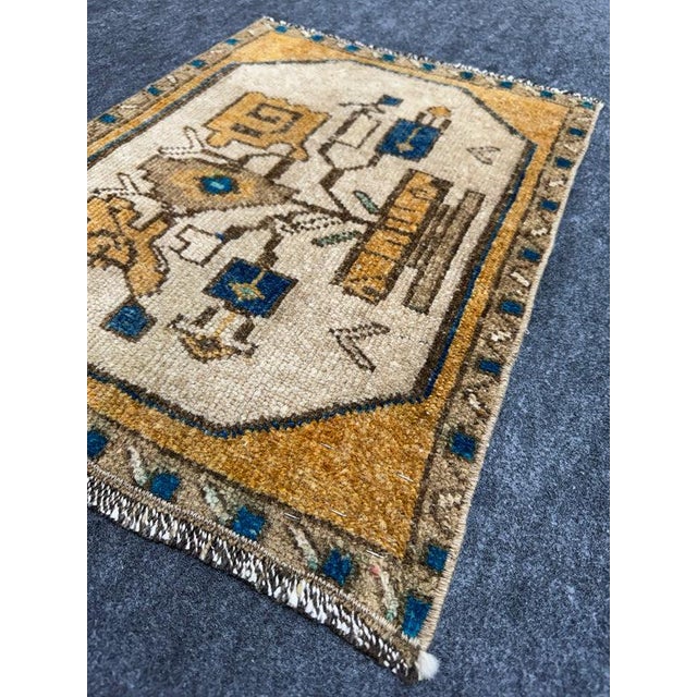 Early 21st Century Turkish Yastik Rug 1'7" x 2' For Sale - Image 5 of 5