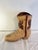 The only type of boot you can fill with flowers and give to yer darlin. Made in the 1970s and stamped by Haeger USA.