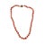 This vintage coral bead necklace features beautifully polished 14mm beads with rich color and a warm, natural glow....