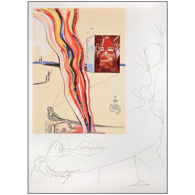 The artwork here, "Liquid and Gaseous Television" is a wonderful surreal images done in Dali’s specific style, created...