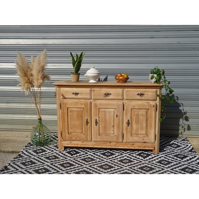 Natural Pine Sideboard, 1980s For Sale - Image 4 of 18