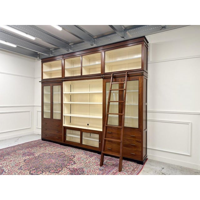 About this Large Classic English Art Deco Bookcase Library Cabinet Classic and Elegant | Bookcases and cabinets of all...