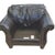 Oversized Club Furniture "Devonshire" Low-Profile Chocolate Leather Lounge Chair For Sale - Image 9 of 9