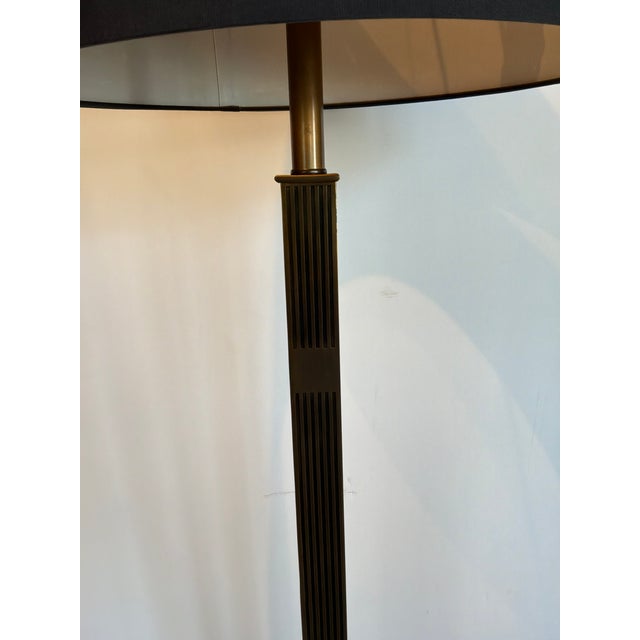 Theodore Alexander Theodore Alexander Modern Bronze Floor Lamp For Sale - Image 4 of 5