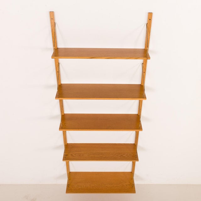 1970s Mid-Century Modern Danish Oak Shelving Unit by Poul Cadovius, 1970s For Sale - Image 5 of 10