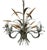 Epis de Blé Pendant Chandelier by Maison Masca, circa 1970 For Sale