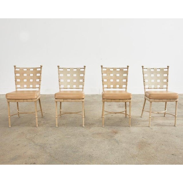 Brown Jordan Labeled Neoclassical Style Garden Dining Suite For Sale - Image 11 of 18