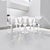 A matched set of six Waterford Crystal claret wine glasses in the discontinued Kylemore pattern, handcrafted in Ireland...