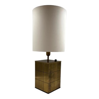 Hollywood Regency Brass Table Lamp Base, Romeo Rega Italy, 1970s For Sale