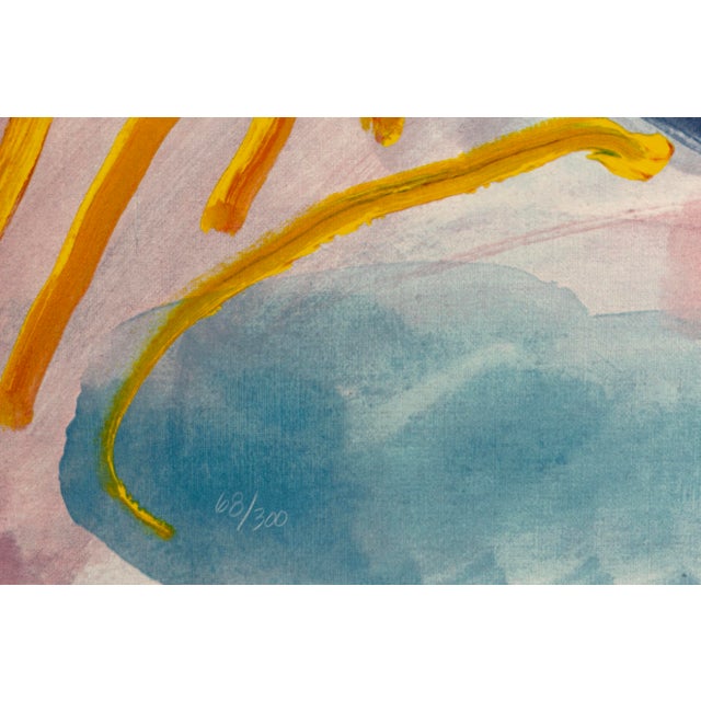 A serigraph on paper titled "I Love the World" by Peter Max. Published circa 2000s. Hand signed in white pencil on the...