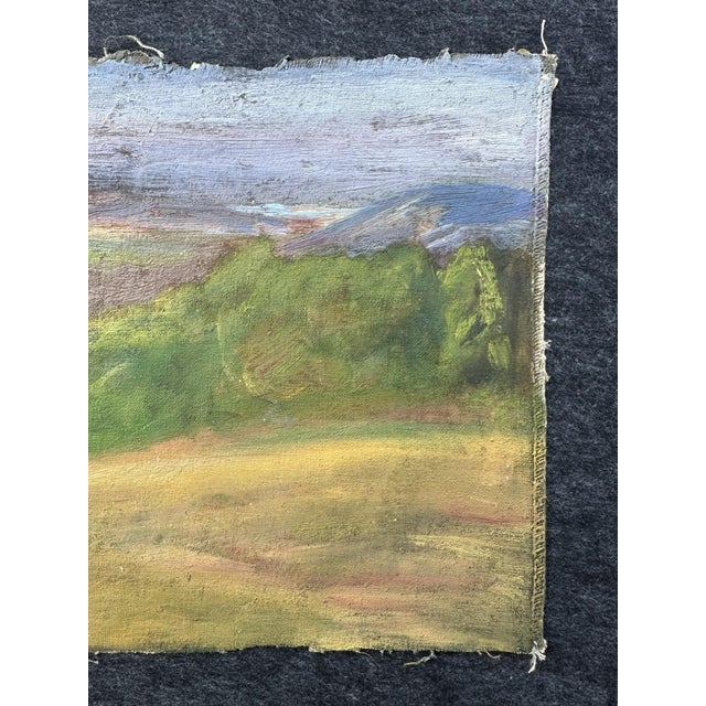 Theo Möller, Schackauberg, Rhön, Fulda, 1947, Oil Painting on Linen For Sale - Image 11 of 13