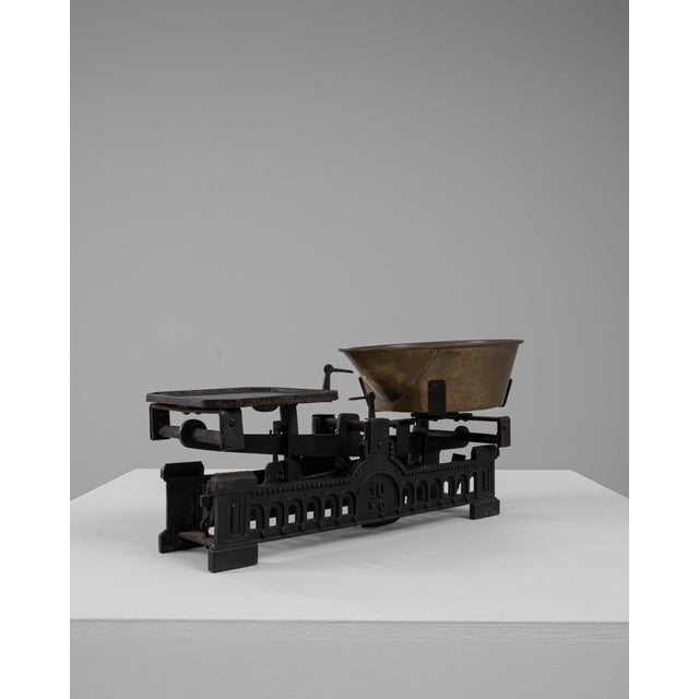 19th Century French Iron & Brass Scale For Sale - Image 18 of 18