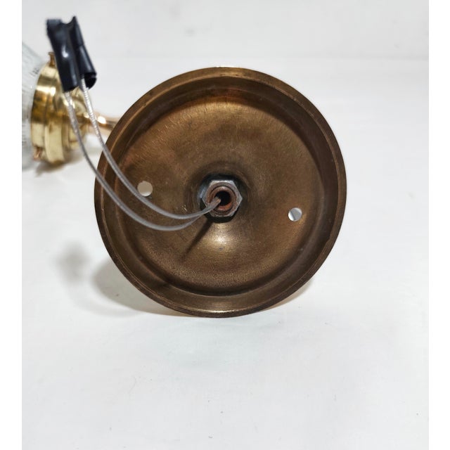 Metal Vintage Spanish Bronze Wall Sconce, 1950s For Sale - Image 7 of 17