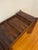 Brown 1970s Milo Baughman Style Backgammon Game Console Table For Sale - Image 8 of 13