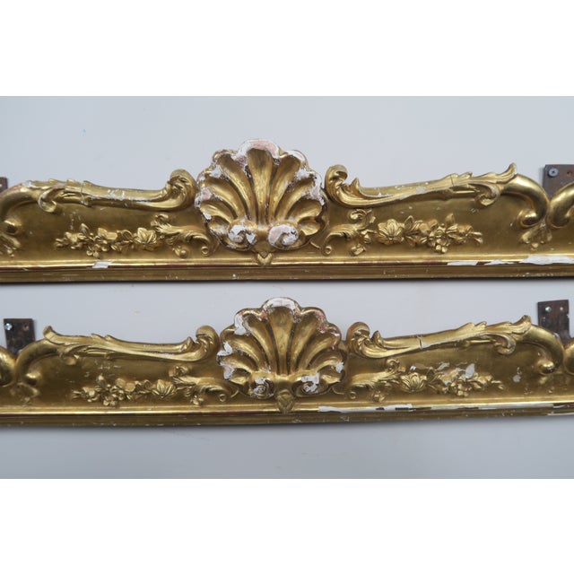 19th C. French Gilt Wood Carvings For Sale In Los Angeles - Image 6 of 7
