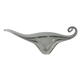 Murano Glass Bowl in the Shape of a Venetian Gondola, Italy, 1960s For Sale