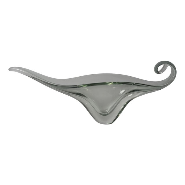 Murano Glass Bowl in the Shape of a Venetian Gondola, Italy, 1960s For Sale