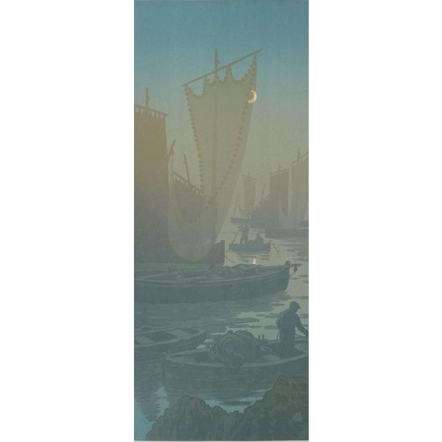 Henri RIVIERE (1884-1951) Brittany: The Magic of the Hours, First Quarter, 1901 Original lithograph (Eugène Verneau...