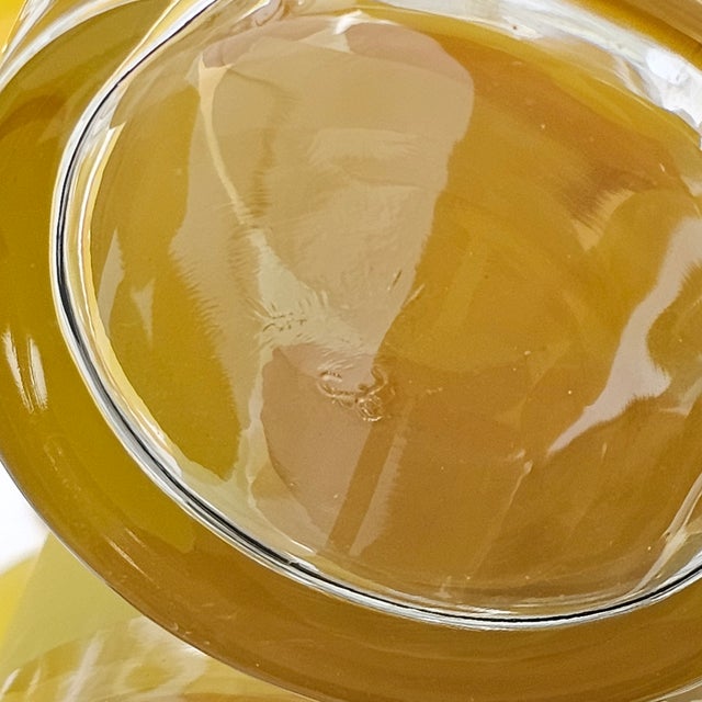 Yellow Libby Lemon Yellow Vintage Iced Tea Tumblers – Set of 4 Large Mid-Century Glasses For Sale - Image 8 of 9