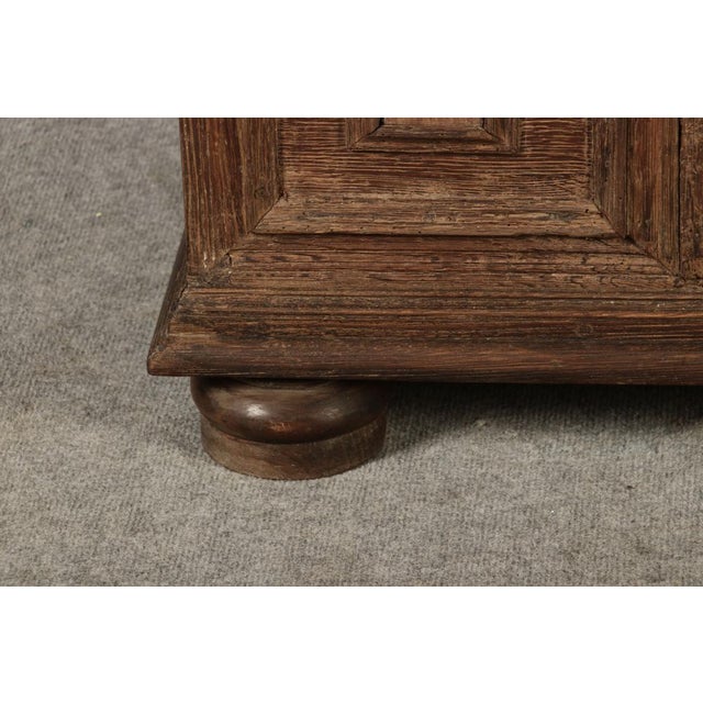 Antique Small Baroque Chest in Oak, 1750 For Sale - Image 10 of 18