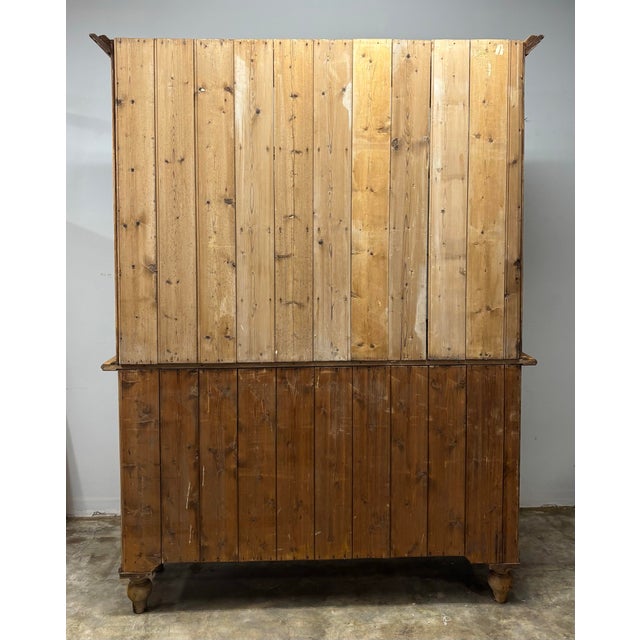 Antique English Oak Dresser Hutch For Sale - Image 9 of 10