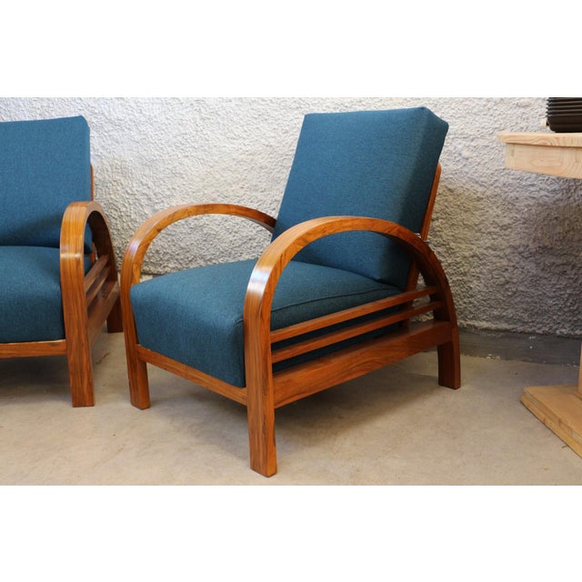Vintage Adjustable Art Deco Lounge Chair, 1920s, in Restored conditions. Designed 1920 to 1949