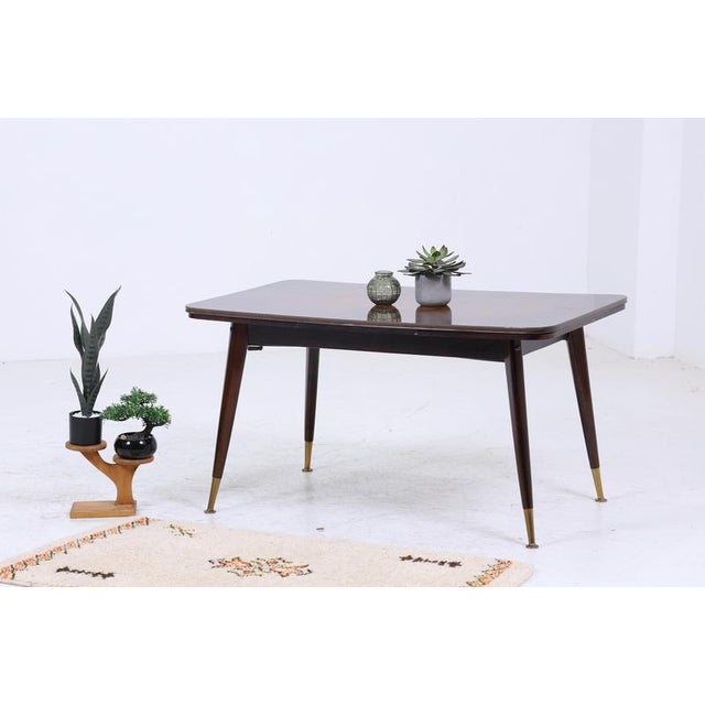 Mid-Century Modern Extendable Dining Table, 1960s For Sale - Image 11 of 11
