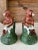 Pair of Vintage Italian Ceramic Monkey Figurines With Lemon Garlands For Sale - Image 4 of 11