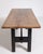 Oak Dining Table with Black Patinated Legs, Antique, France, Circa 1970 For Sale In Greensboro - Image 6 of 12
