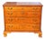 Antique Chippendale Delaware Valley Figured Walnut Gentlemen's Chest of Drawers For Sale