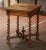 19th Century French Louis XIII Walnut Envelope Card Table With Drawer For Sale - Image 11 of 11