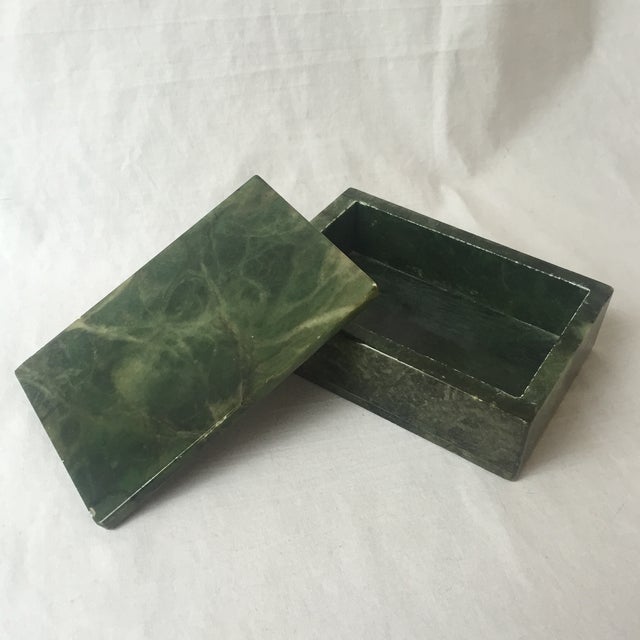 Green Marble Box Chairish