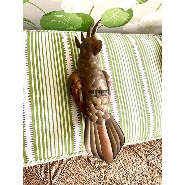 Sergio Bustamante Vintage Attributed Sergio Bustamante Cockatoo For Sale - Image 4 of 7