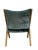 Wood Italian Green Fabric Armchair from Dal Vera, 1960s For Sale - Image 7 of 8