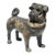 Austrian Standing Pug Dog Composition Lifesize Sculpture For Sale